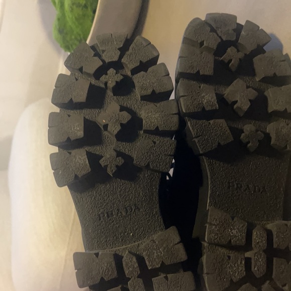 AUTHENTIC PRADA NYLON MONOLITH COMBAT BOOTS with MINI POUCHES - Picture 9 of 9